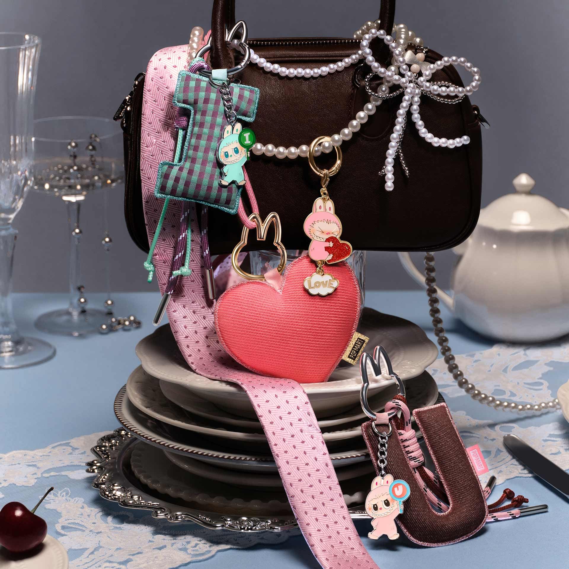 POP MART The Monsters Pin for Love Series- Letter Pendant Blind